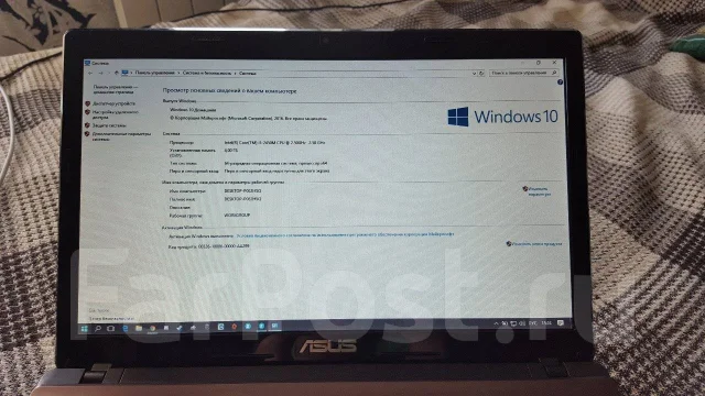 Asus K53SM. 15.6", 2,5����, ��� 4 ��, ���� 500���, WiFi: 1, ����������� �� 4��. ����