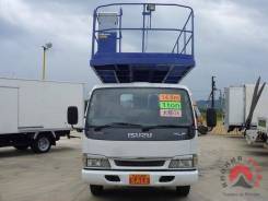 Isuzu Elf. автовышка-платформа Tadano AT150, 17 метров, 5 000 куб. см., 17 м. Под заказ