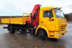 Fassi F110A active. КМУ Камаз 4308-3063-28 + КМУ Fassi F110A.0.22 + борт сталь 5.6м., 3 000 куб. см., 5-10 т