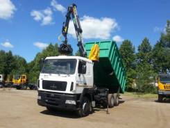 Майкопский машиностроительный завод Майман-110S. КМУ Ломовоз МАЗ-6312В5-8429-012, кузов 28 куб., Майман-110S, 12 000 куб. см., 19 000 кг., 6x4