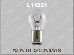 Лампа накаливания 12V 21/5W BAY15D LunxAuto L14221 684102430,90981WC005,991322121075,99132YZZBG