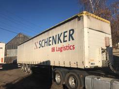 Schmitz. Полуприцеп тентованный 2005г., 39 000 кг.