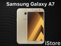 Samsung Galaxy A7 2017. Новый, 32 Гб, Желтый, Золотой