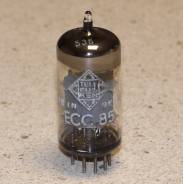 Лампа Telefunken ECC85 Germany 1шт - 6N1 / 6H1N / 6AQ8 анал. ц3т.