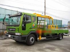 Daewoo Novus. 4x2 CC6CT низкорамный c краном Soosan SCS 513 SD, 5 890 куб. см., 4x2
