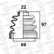 Пыльник привода. Ford Laser, BG3PF, BG5PF, BG6PF, BG6RF, BG7PF, BG8PF, BG8RF, BHA3PF, BHA5PF, BHA5SF, BHA6RF, BHA7PF, BHA7RF, BHA8PF, BHA8SF, BHALPF...