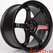 RAYS VOLK RACING TE37. 9.0x18, 5x100.00, ET35, ЦО 73,1 мм.