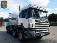 Scania. Автобетоносмеситель 124C, 8х4, 10 кубов, спальник, 11 705 куб. см., 10,00 куб. м.