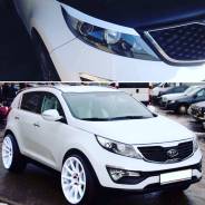 Накладка на фару. Kia Sportage, SL, QL, KM Двигатели: D4HA, G4NA, G6BA, G4KD, D4EA, G4GC, D4FD, GAMMA, 1, 6, TURBOGDI