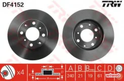 ������ �������� ��������� ����� TRW DF4152 FIT GE8 df4152 ����