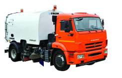 Кургандормаш КО-318. Пылесос КО-318 на шасси Камаз-53605 (оборудование FAUN Sympajet 6R)