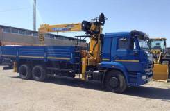 КамАЗ 65117. КМУ Камаз 65117-773010-19+Soosan SCS746L верх. упр. + борт сталь 6,8м., 11 600 куб. см., 6x4
