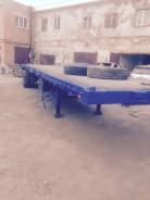 Korea Trailer Container Chassis. Продаётся полуприцеп контейнеровоз-площадка Корея 2008, 40 000 кг.