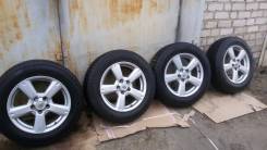 Срочно! шины+диски Япония 225/65/17 RAV4/Harrier/Escudo/Kluger/Lexus. 7.5x17 5x114.30 ET45 ЦО 63,0 мм.