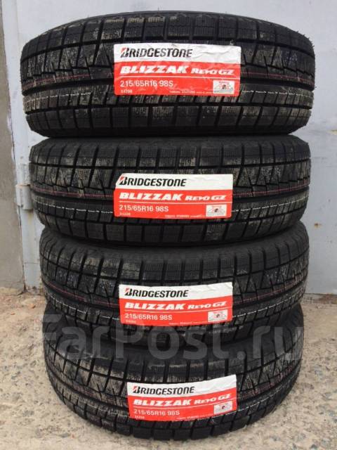 Bridgestone Blizzak Revo GZ, 215/65/R16, 16", 1 шт, в наличии, 215 мм ...