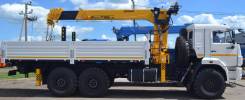 Камаз 43118 Сайгак. Камаз 43118 с КМУ Soosan 736 LTOP, 11 000 куб. см., 6 000 кг.