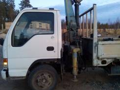 Isuzu Elf. Исудзу эльф с манипулятором, 3 600 куб. см., 3 000 кг., 4x2