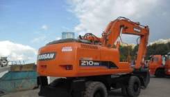 Doosan Solar 210 W-V. Экскаватор Doosan Solar 210W-V б/у vin.3998 ( 2011 г. в. 7236 м/ч)