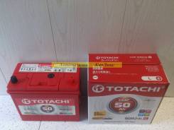 Аккумулятор 50 а/ч Totachi CMF 60B24 L / 2018 года выпуска во Владивостоке Totachi. 50 А.ч., Обратная (левое), производство Корея