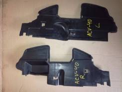Дефлектор радиатора. Toyota Camry, ACV40, ACV45, AHV40, GSV40 Двигатели: 2AZFE, 2AZFXE, 2GRFE