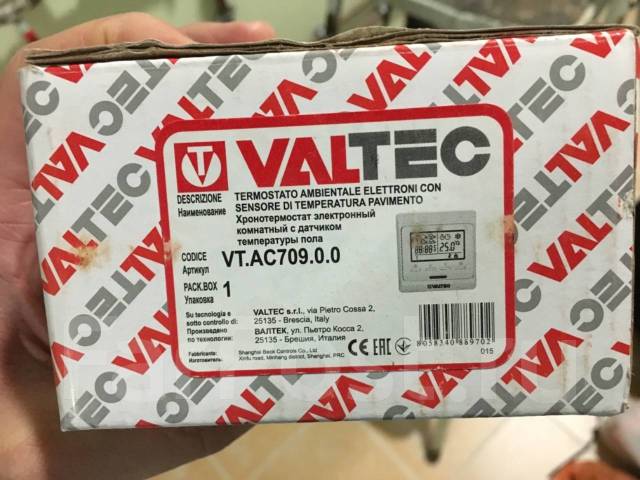 Терморегулятор Valtec, программируемый с датчиками температуры, новый ...