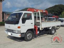 Toyota Dyna. воровайка, широкая, борт 3т., стрела Unic 230, 4 100 куб. см., 3 000 кг. Под заказ