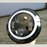 Фары головного света 7" LED линзовые hi/lo. Nissan Patrol Mitsubishi Pajero Jeep Wrangler Toyota Land Cruiser