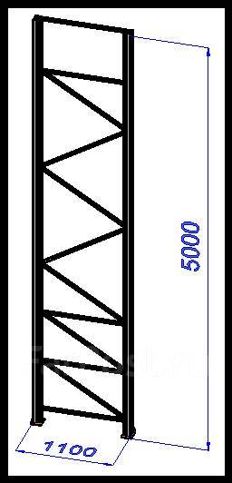 Высота рамы паллетного стеллажа