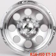 Enkei J10. 10.0x16, 6x139.70, ET-10, ЦО 110,1 мм.