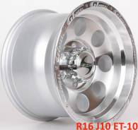 Enkei J10. 10.0x16, 6x139.70, ET-10, ЦО 110,1 мм.