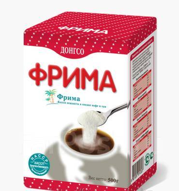 Сухие сливки Фрима 500г м/уп, в наличии. Цена: 300₽ во Владивостоке