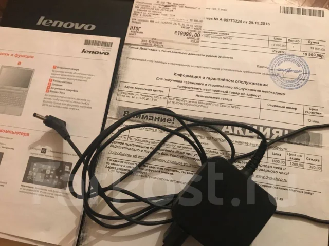 Lenovo IdeaPad 100. 15.6", 2,1����, ��� 2048 ��, ���� 250���, WiFi: 1, Bluetooth: 1, ����������� �� 4��. ����