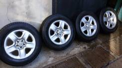 Срочно! шины+диски Япония 225/65/17 на Rav4/Harrier/Kluger/Escudo. 7.5x17 5x114.30 ET35 ЦО 61,0 мм.