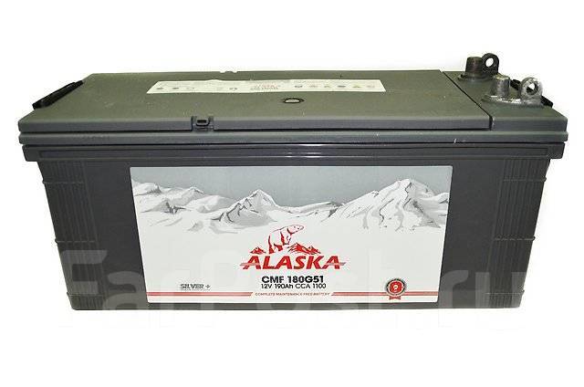 АКБ Alaska HD 190 L 180G51 silver+, сурьмянистый, малосурьмянистый ...