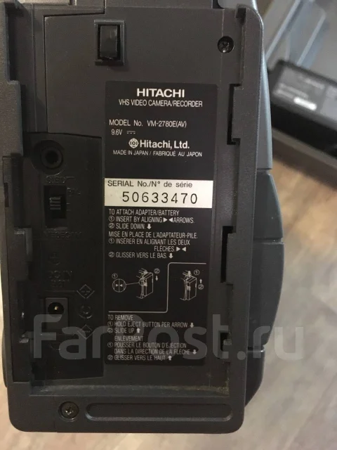 Hitachi VM-2780E. � ���������� ����