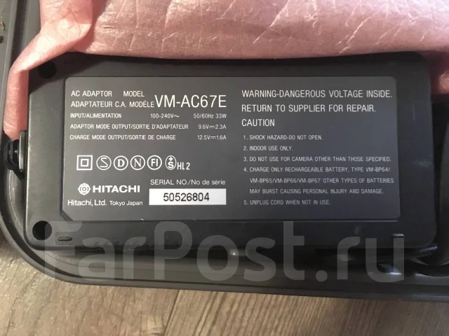 Hitachi VM-2780E. � ���������� ����