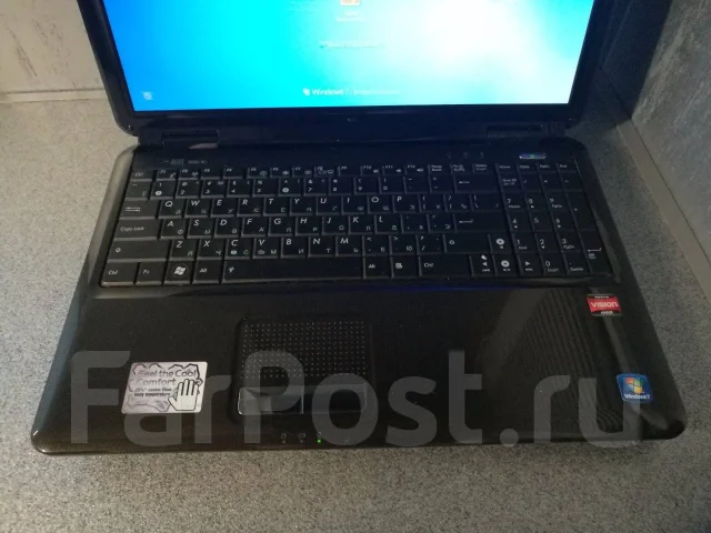 Asus K50AD. 15.6", 2,2����, ��� 3072 ��, ���� 320���, WiFi: 1, Bluetooth: 1, ����������� �� 1��. ����