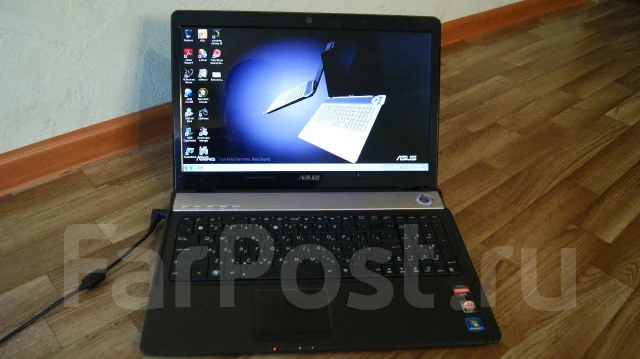 Asus N61DA. 16", 2����, ��� 6 ��, ���� 320���, WiFi: 1, Bluetooth: 1 ����
