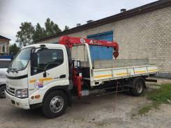 Hino 300. Продам воровайку хино 300 2011 г. в. Бортовая с манипулятором 4/3, 4 000 куб. см., 5 000 кг.