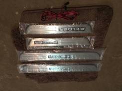 Накладка на порог. Toyota Premio Toyota Allion Toyota Prius Toyota Corolla Fielder Nissan X-Trail, DNT31, NT31, T31, T31R, TNT31 Honda Fit, GK, GK3, G...
