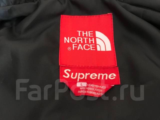 Tnf x supreme ветровка карта