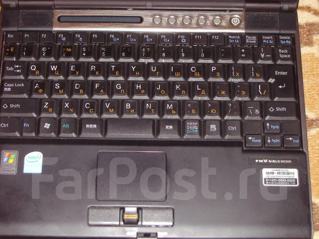 Fujitsu. 13", 1,5����, ��� 512 ��, ���� 80���, WiFi: 1 ����