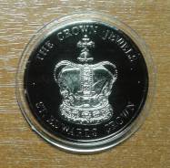 Теркс и Кайкос 5 крон 2004 The Crown Jewels. St. Edwards Crown