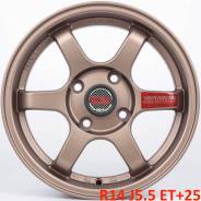 RAYS VOLK RACING TE37 Gravel. 5.5x14", 4x108.00, ET25, ЦО 65,1 мм.