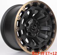 Black Rhino Razorback. 9.0x17, 5x150.00, ET12, ЦО 110,1 мм.