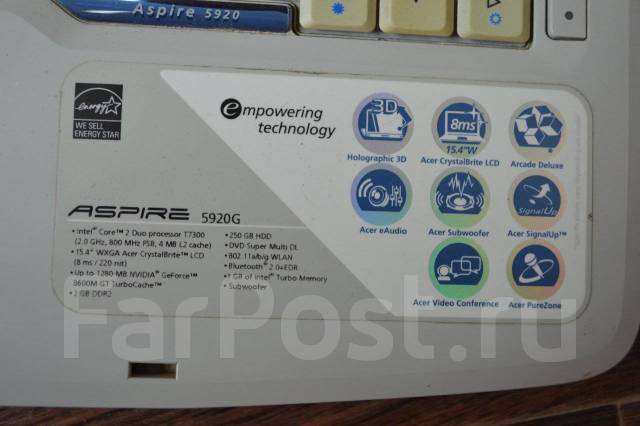 Схема ноутбука acer aspire 5920g
