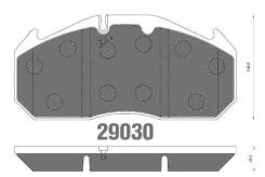 Колодка тормозная дисковая. Citroen C-Elysee, D