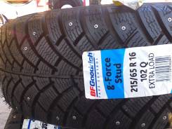 BFGoodrich g-Force Stud. Зимние, шипованные, 2018 год, без износа, 4 шт