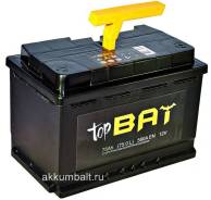 Topbat. 75 А.ч., Обратная (левое), производство Россия