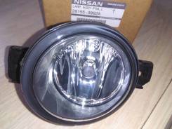 Фара противотуманная. Nissan: X-Trail, NV350 Caravan, Elgrand, Presage, Almera, Bluebird Sylphy, Caravan, Micra, Dualis, e-NV200, Qashqai, March, AD...